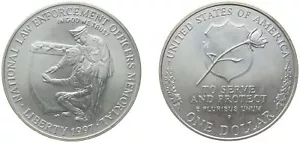 United States 1997 P 1 Dollar Silver (.900) BU - Picture 1 of 1