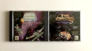 Star Wars X Wing & Tie Fighter PC Lucas Games CD ROM Mint - Picture 1 of 3