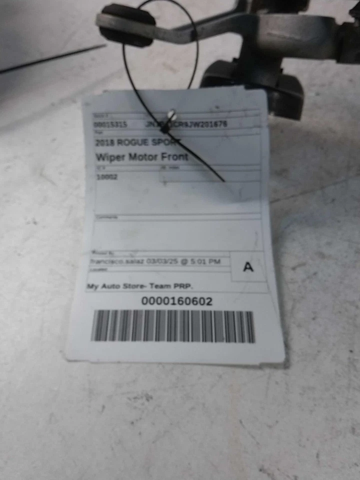 2018 Nissan Rogue Sport Wiper Motor OEM 288104CC0A Silver 135K Miles - Imagem 1 de 4