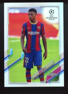 Refractor Ansu Fati 2020-21 Topps UEFA Champions League #15 - Imagen 1 de 2