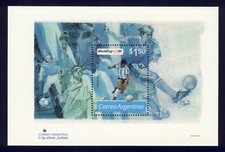 ARGENTINA Argentina Block 57 ** Football Football Soccer FIFA World Cup USA 94