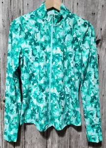 Mujer TOMMY BAHAMA Cremallera Completa ACTIVA Chaqueta Top Verde Golf Tenis Talla Pequeña - Imagen 1 de 6
