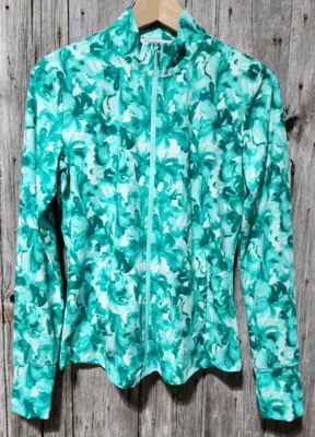 women's TOMMY BAHAMA Full Zip ACTIVE Jacket top Green golf tennis size Small - Image 1 of 4