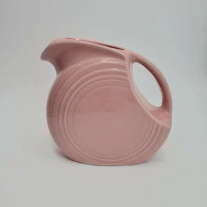 Homer Laughlin Fiesta Fiestaware Rose Pink 5 1/2" Disc Pitcher - Picture 1 of 12