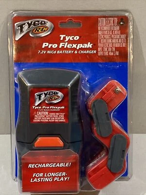 Batería y cargador TYCO RC Pro Flexpak 7,2 V NiCd H8496-0980 Shell Shocker NUEVO Foto 1 de 4