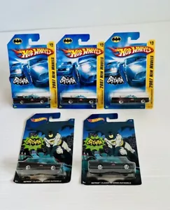 Hot Wheels 1966 TV Series Batmobile Lot of 5 Cars - Picture 1 of 10