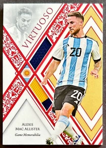 2023-24 Futera Unique Alexis Mac Allister # 1/4 GU Patch Virtuoso Ruby Liverpool - Picture 1 of 2