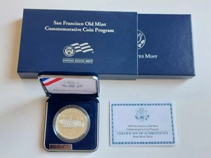 2006 San Francisco Old Mint Proof Silver Commemorative Coin 1 oz 90% Silver OGP - Picture 1 of 6