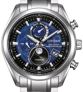 Citizen Tsuki-yomi BY1010-81L Titanium Duratect Perpetual Global RadioControlled - Picture 1 of 6