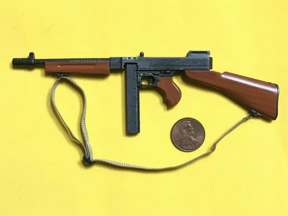 1:6 Scale Action Figure DRAGON WW2 US ARMY THOMPSON SUBMACHINE GUN MODEL M1928A1 - Image 1 of 1