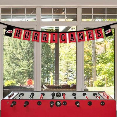 Carolina Hurricanes Banner Flags On A String - Image 1 of 4