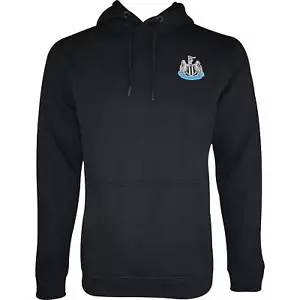 Castore Newcastle United Core Mens Hoody Black Football Hooded Pockets Sports - Picture 1 of 3