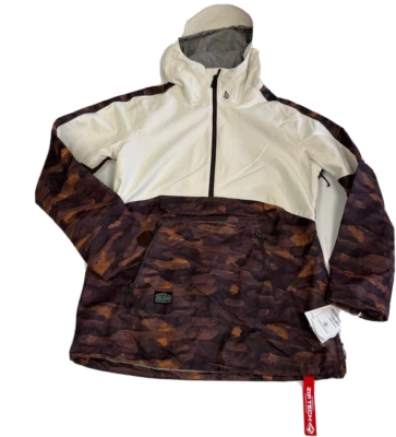 $240 Volcom Pullover Snowboard Jacket NWT  Sz XL Dusk Camo Womens Free Ship - Image 1 of 4