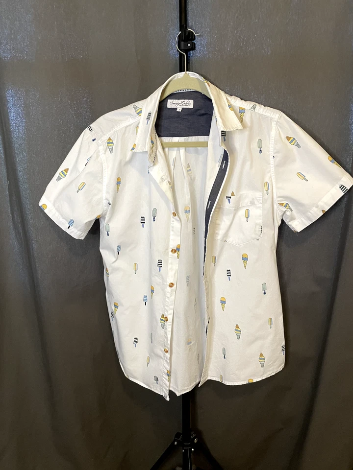 Sovereign Code, Los Angeles Men's Ice Cream Button Up Shirt Size S 100% Cotton - Image 1 of 4