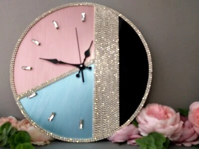 Reloj Geométrico Bling Swarovski Strass Único Brillo Lujo Exclusivo Nórdico Foto 1 de 4