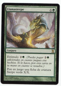 Wurmcalling Spanish Mtg MISPRINT. Has "Kicker" instead of "Buyback" - Imagen 1 de 5