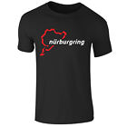 Adults Mens Nurburg Ring Boy Racer Circuit Track Germany T-Shirt Top Small-XXL