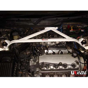 Ultra Racing 3-Points Front Strut Bar For 96-00 HONDA CIVIC EK8 EJ9 1.6 TW3-020 - Picture 1 of 6