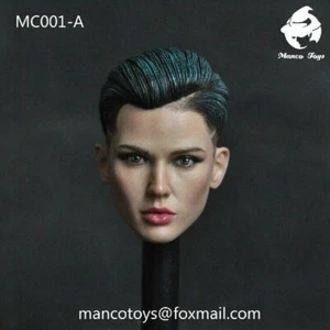 1/6 Ruby Rose Agent Adele Female Head Sculpt MC001-A Model Figure Toy Collection - Picture 1 of 5