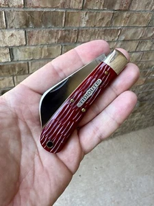 NEW RARE 1 Of 75 2016 Great Eastern Cutlery 47 HARVESTER PRUNER Red Bottle Glass - Picture 1 of 17