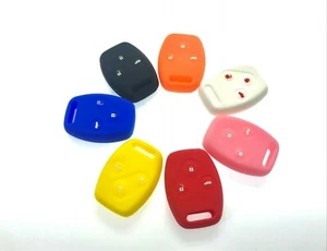 3 BUTTON SILICONE KEY CASE COVER FOR HONDA Accord Civic CRV CR-Z Pilot - Picture 1 of 10