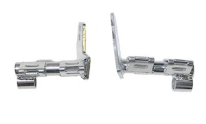 Blingstar Notorious Heel Guard Replacement Brackets Polished Yamaha YFZ450 - Bild 1 von 3