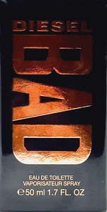 DIESEL BAD EAU DE TOILETTE SPRAY FOR MEN 1.7 Oz / 50 ml BRAND NEW ITEM!!! - Picture 1 of 6