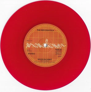 RED CRAYOLA wives in orbit / yik yak  UK RADAR 45rpm RED VINYL_1978 NEAR MINT - Picture 1 of 2