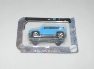 MATCHBOX EUROPEAN STREETS - 2019 JEEP RENEGADE BLUE LOOSE - Picture 1 of 9