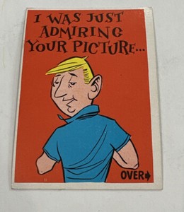 1961 Donruss Idiot Cards I Was Just Admiring Your Picture #57