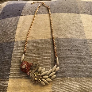 $50 Betsey Johnson Ballerina Rose Swan Necklace # A130a - Picture 1 of 6