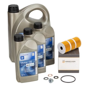 8L ORIGINAL 5W-30 dexos2 + HIRSCHER Ölfilter für OPEL MOVANO B VIVARO B CDTI - Bild 1 von 5