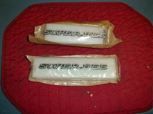 NOS MOPAR 1970 DODGE SUPER BEE HOOD NAMEPLATES - Picture 1 of 1