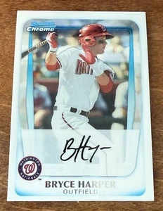 2011 Bowman Chrome Bryce Harper #BCP1 RC Rookie - Bild 1 von 2