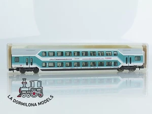 MG1422 Escala N FLEISCHMANN 98 8125 K DOPPELSTOCKWAGEN PASSAU 2 Kl. DBz 751 der - Imagen 1 de 18