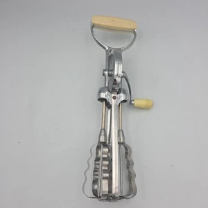 Miscelatore manuale vintage Ekco Flint Best sbattitore uova acciaio inox  - Foto 1 di 9