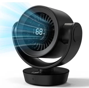 Desk Fan,8000mAh, Quiet Oscillating w/ Remote, 100 Speeds, Rechargeable - Picture 1 of 7