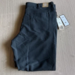 Pantalones Panama Jack Hombre 5 Bolsillos Negros 40x30 Nuevos con Etiquetas - Imagen 1 de 6