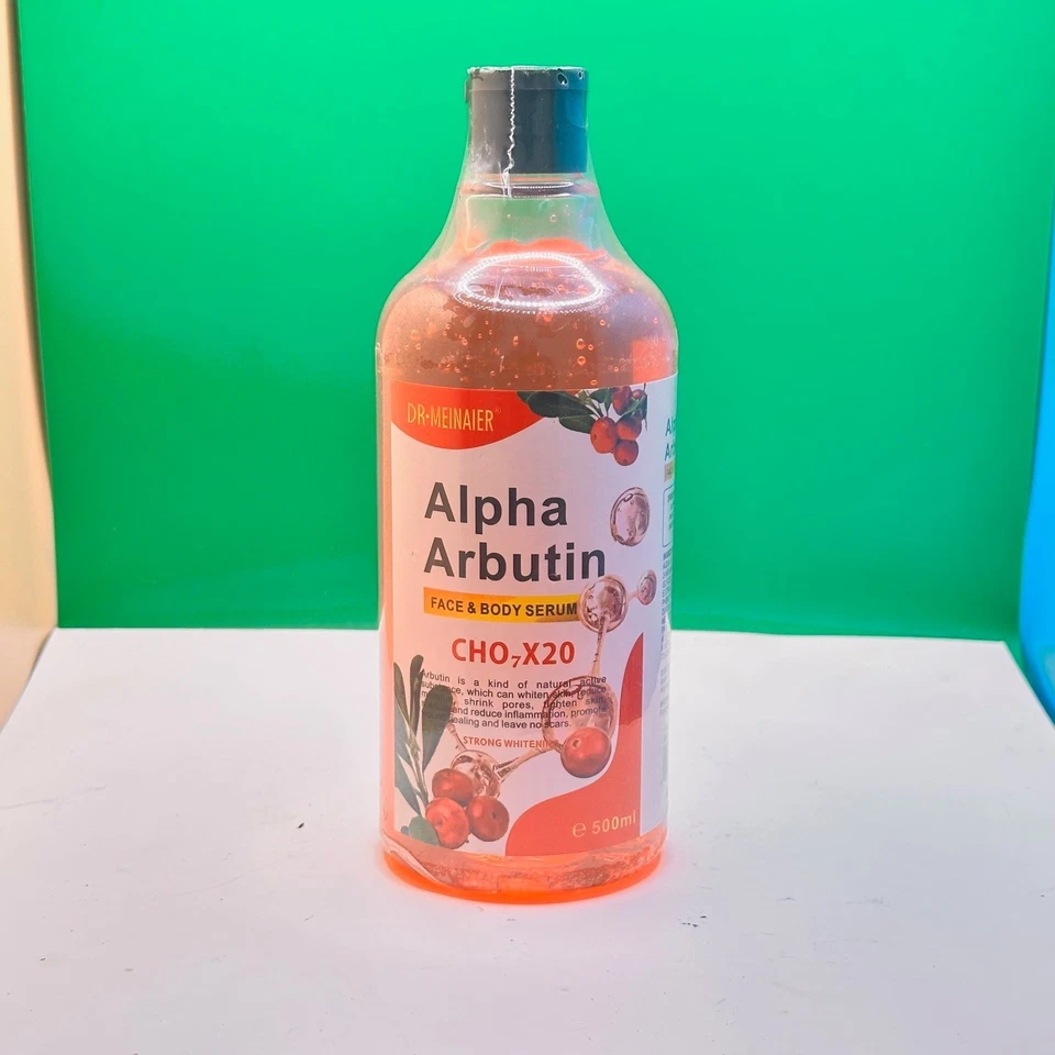 DR MEINAIER Dr. Meinaier AHA Alpha Arbutin Face & Body Serum, CHO2 X20 Formula, 450ml, Ch...