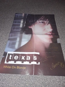 Texas Sharleen Spiteri  Fully Signed Promo Poster - Picture 1 of 6