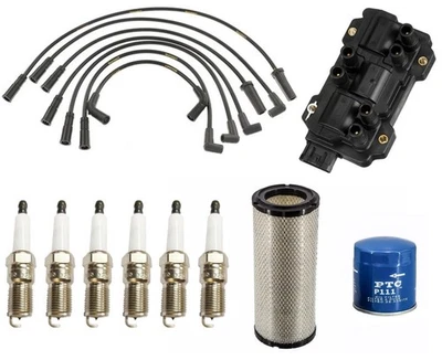 Bobina de encendido cables bujías y filtros para Chevrolet Express 1500 4,3 L 08-13 Foto 1 de 4