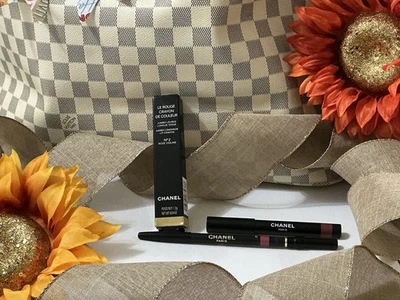  CHANEL 2 Lip Crayons & 1 Lip Pencil  - Image 1 of 4