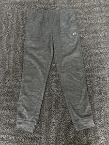 Russell Athletics Youth Joggers Size M Fleece Lined Heathered Gray - Picture 1 of 12