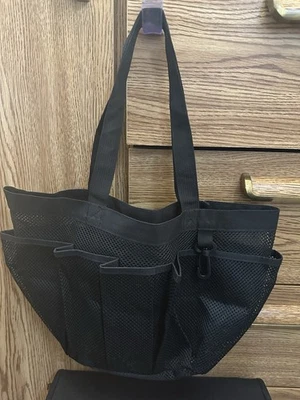 Bolso de malla para carrito de ducha - Bolsa de secado rápido de 8 bolsillos para dormitorio, baño, gimnasio, viaje Foto 1 de 4