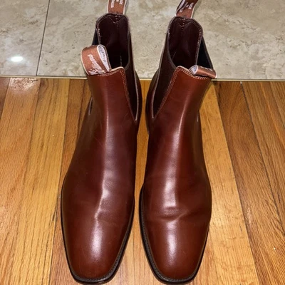 Botas Chelsea RM Williams Signature Craftsman para hombre talla US 13 marrón castaño Foto 1 de 4