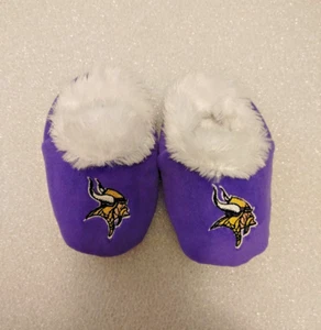 Minnesota VIKINGS NFL Baby/Toddler Booties Slippers Forever Collectibles Size XL - Picture 1 of 4