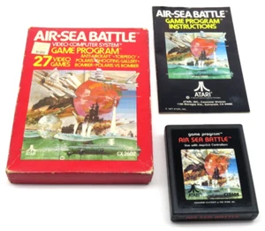 Air-Sea Battle (Atari 2600, 1981) By Atari (Box, Cartridge & Manual) NTSC #2 - Picture 1 of 14
