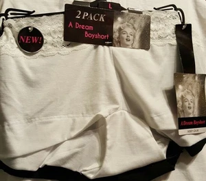 NEU! The Lady's Dream Collection Boyshort Panty mit Spitze 2 teiliges Set Gr. L  - Bild 1 von 4