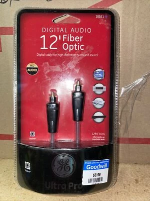 GE 12' Digital Audio Fiber Optic Brand New - Image 1 of 2