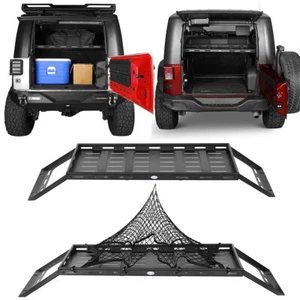 Lightweight Interior Cargo Carrier Shelf Rack fit 2007-2025 Jeep Wrangler JK JL - Foto 1 di 34